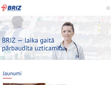 Tablet Screenshot of briz.lv